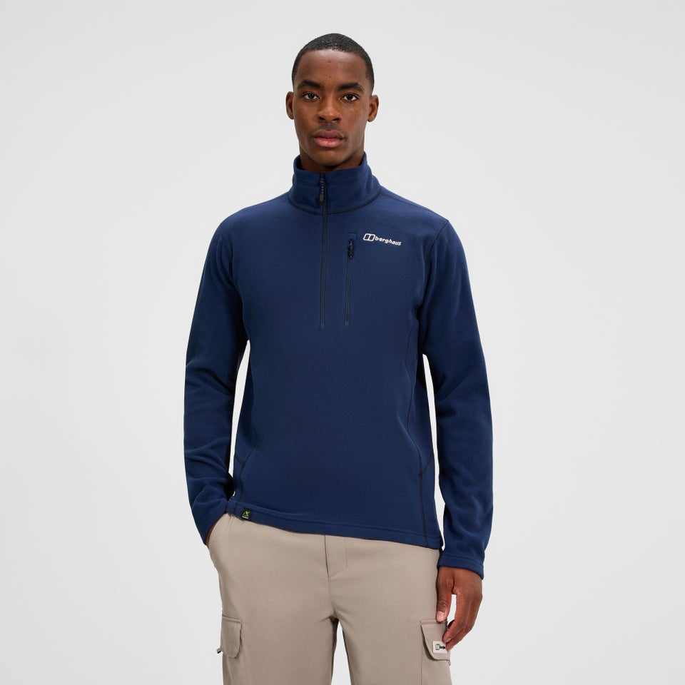 Men's Prism Micro Half Zip Polartec Fleece - Blue