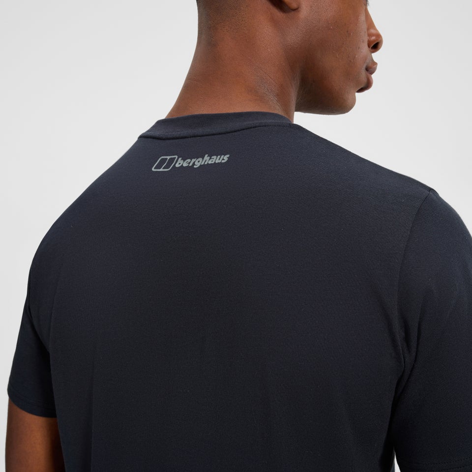 Men's Glitched Blocks Tee - Black