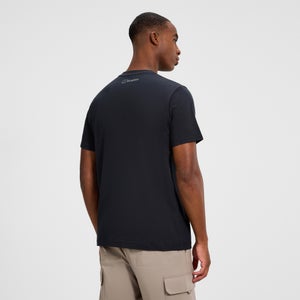 Men's Glitched Blocks Tee - Black