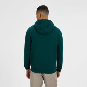 Men's Logo Full Zip Hoodie  - Green
