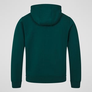 Men's Logo Full Zip Hoodie  - Green