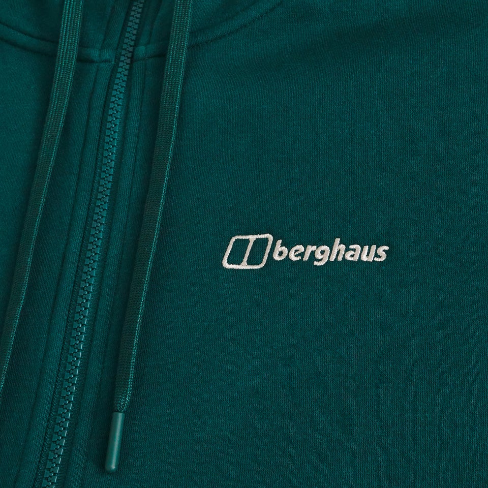Logo Hoody mit Reißverschluss für Herren - Grün