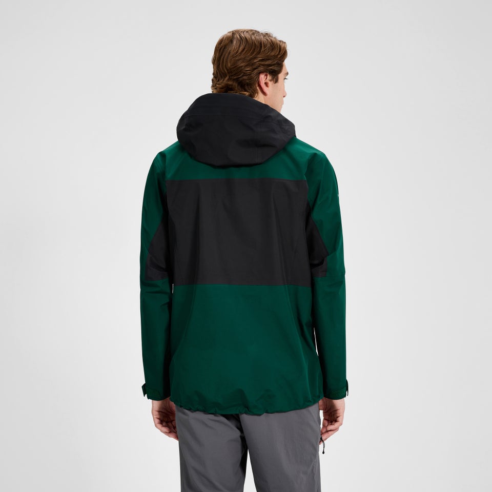 Men's Ridge-Seeker Waterproof Jacket  - Green/Black