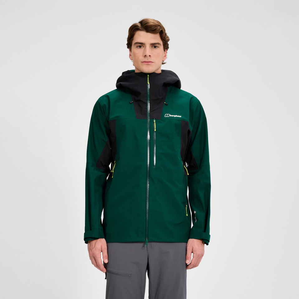 Men's Ridge-Seeker Waterproof Jacket  - Green/Black