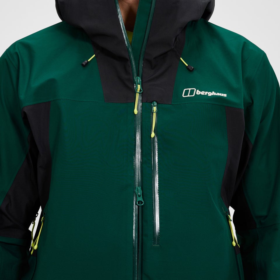 Men's Ridge-Seeker Waterproof Jacket  - Green/Black