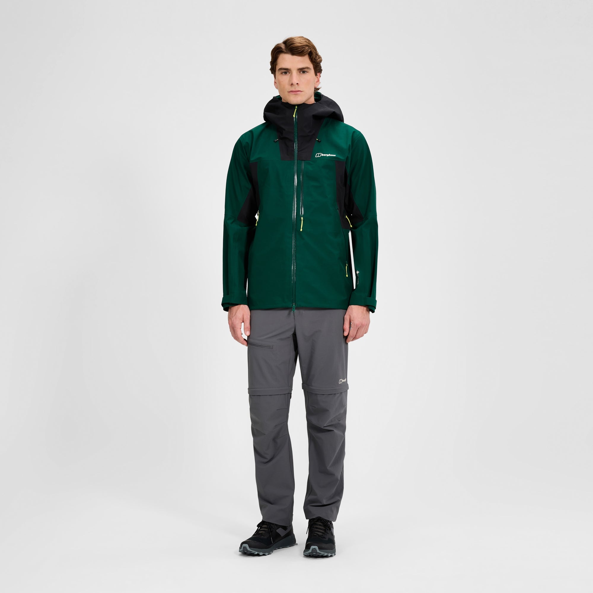 Men's Ridge-Seeker Waterproof Jacket - Green/Black | Berghaus