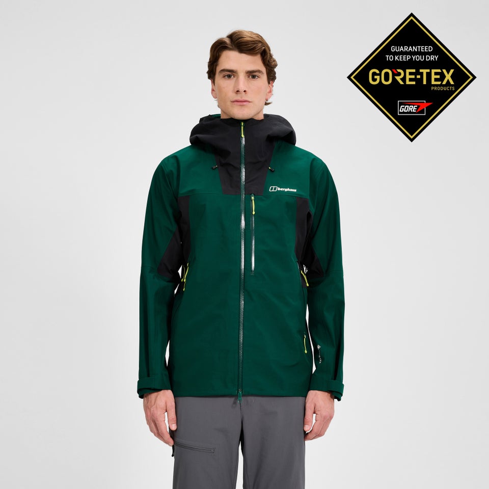 Men's Ridge-Seeker Waterproof Jacket - Green/Black