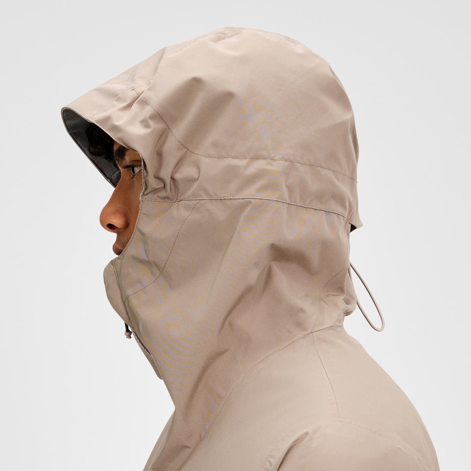 Deluge Pro 3.0 wasserdichte Jacke für Herren - Naturfarben