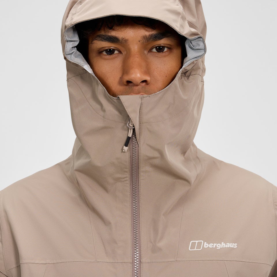 Deluge Pro 3.0 wasserdichte Jacke für Herren - Naturfarben