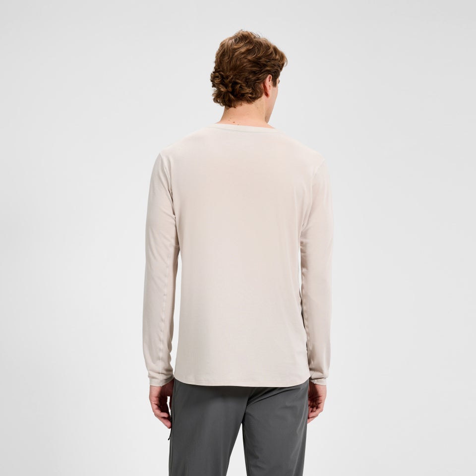 Men's Delta Long Sleeve Tech Tee - Grey