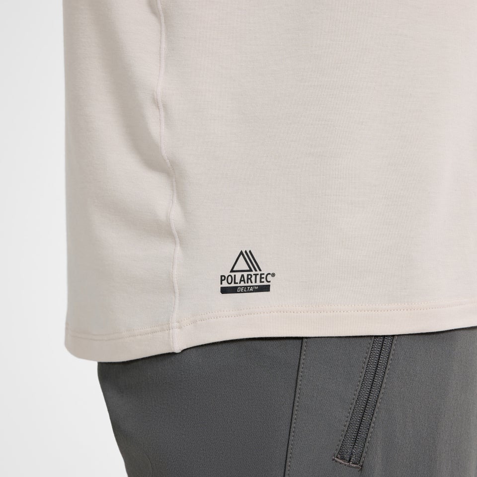 Men's Delta Long Sleeve Tech Tee - Grey