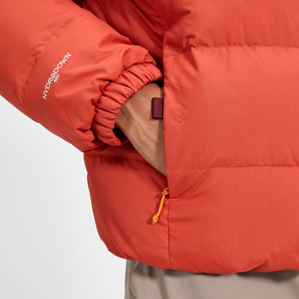 Men's Fulstow Reversible Down Jacket - Orange/Grey