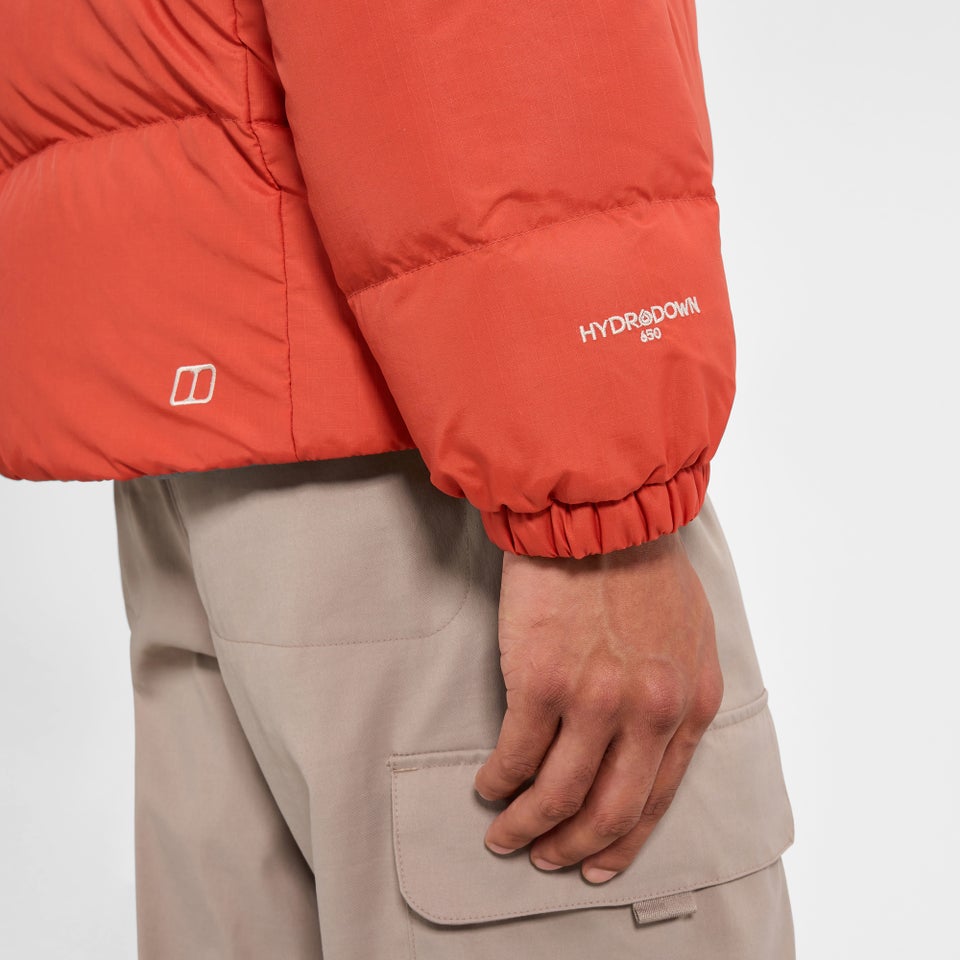 Men's Fulstow Reversible Down Jacket - Orange/Grey