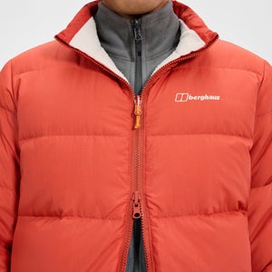 Men's Fulstow Reversible Down Jacket - Orange/Grey
