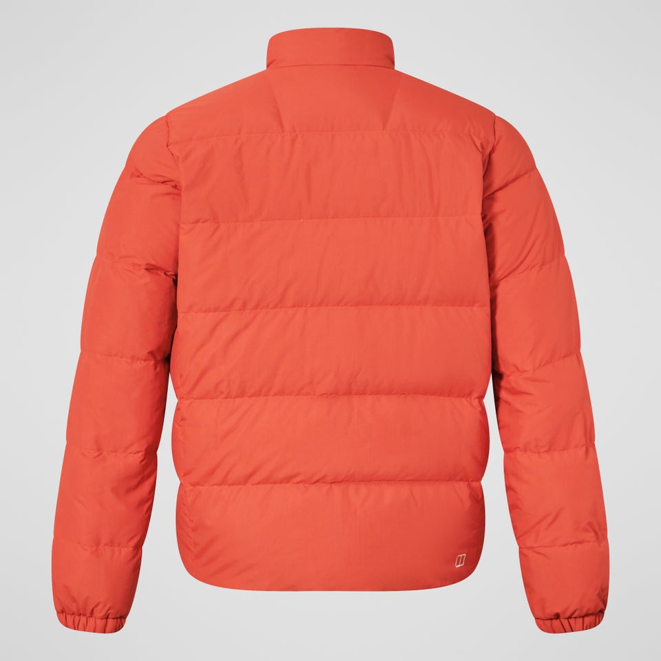 Men's Fulstow Reversible Down Jacket - Orange/Grey