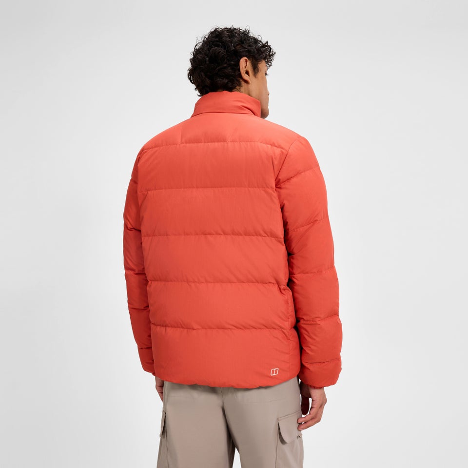 Men's Fulstow Reversible Down Jacket - Orange/Grey