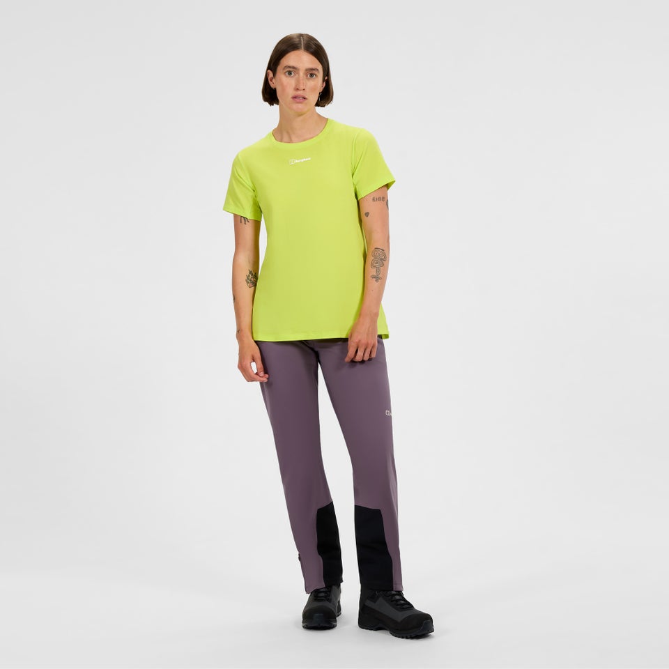 Women's Delta Short Sleeves Tech Tee - Yellow