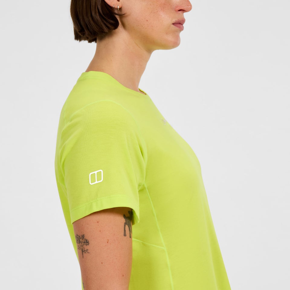 Women's Delta Short Sleeves Tech Tee - Yellow