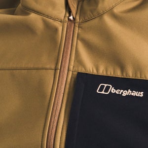 Ghlas 3.0 Softshell-Jacke für Herren - Braun/Schwarz