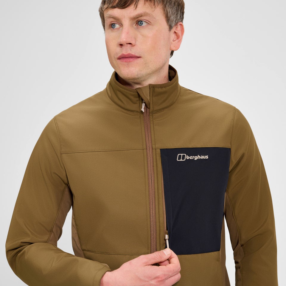Men's Ghlas 3.0 Softshell Jacket - Brown/Black