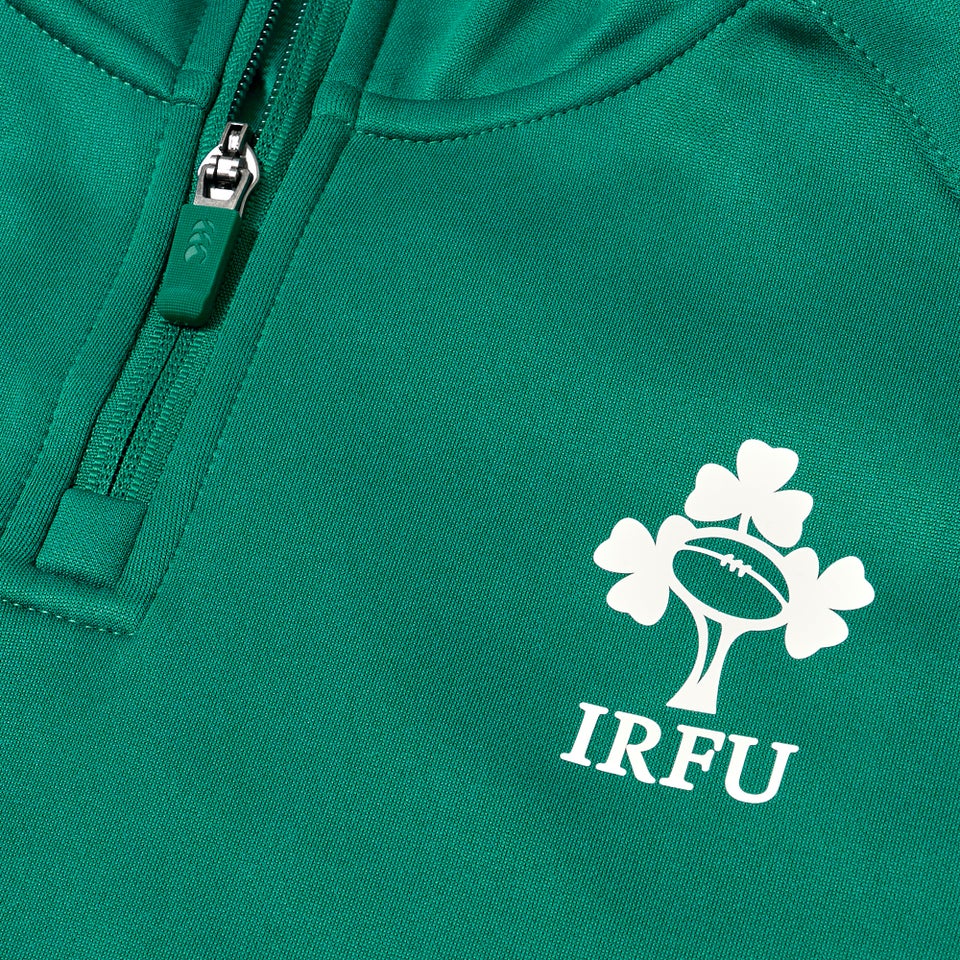 Womens Ireland Overheadzip Training Hoody (NB) Green/Black