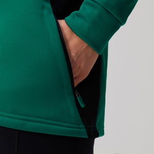 Womens Ireland Overheadzip Training Hoody (NB) Green/Black