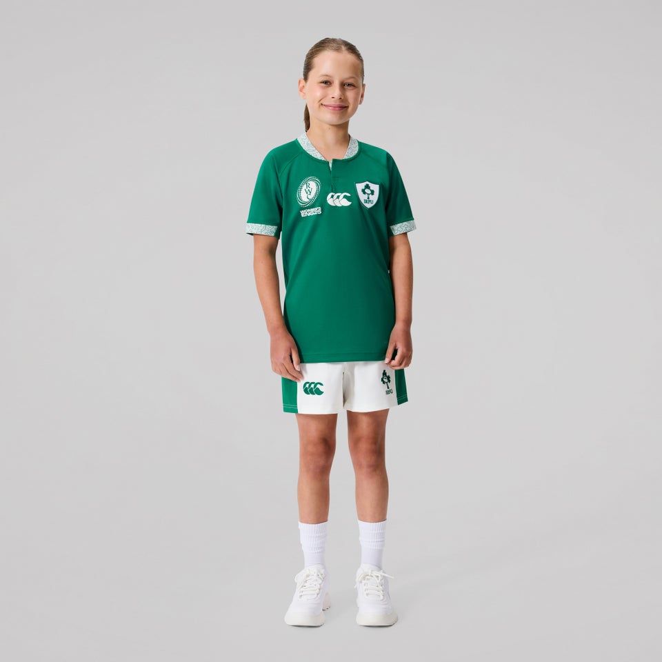 Junior Unisex Ireland WRWC Home Pro Jersey Green