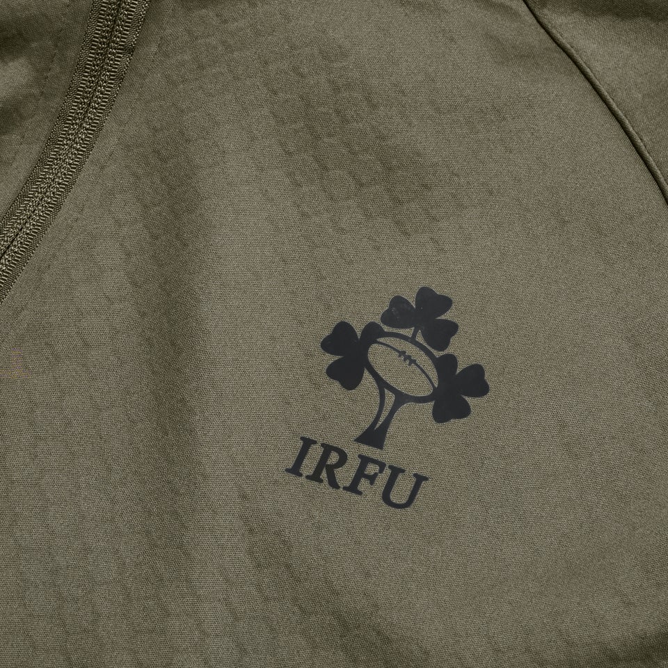 Mens Ireland 1/4 Zip Training Top Green/Black