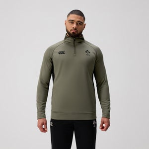 Mens Ireland 1/4 Zip Training Top Green/Black