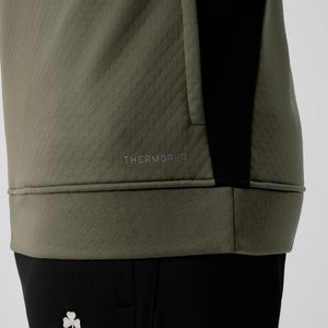 Mens Ireland 1/4 Zip Training Top Green/Black