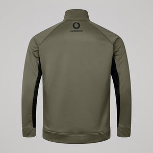 Mens Ireland 1/4 Zip Training Top Green/Black