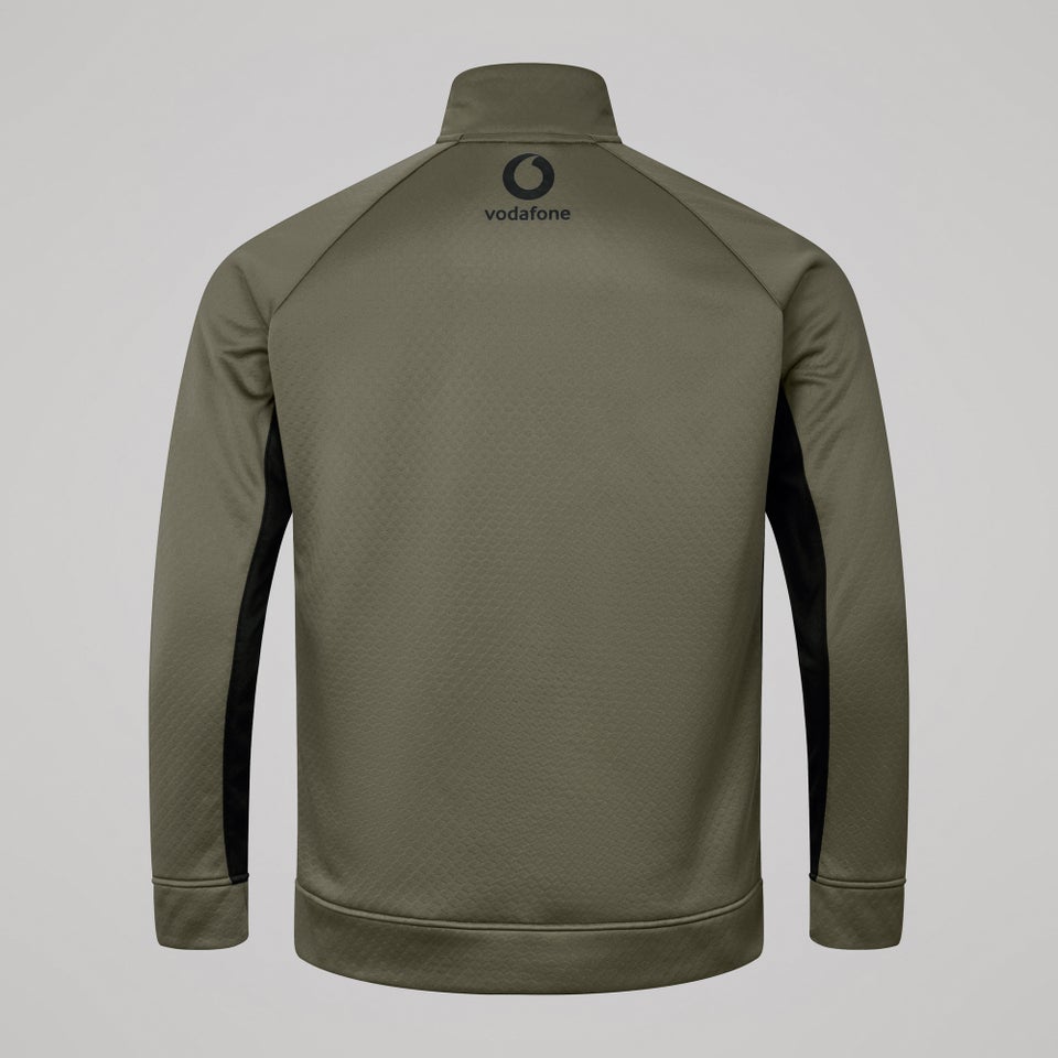 Mens Ireland 1/4 Zip Training Top Green/Black