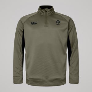 Mens Ireland 1/4 Zip Training Top Green/Black