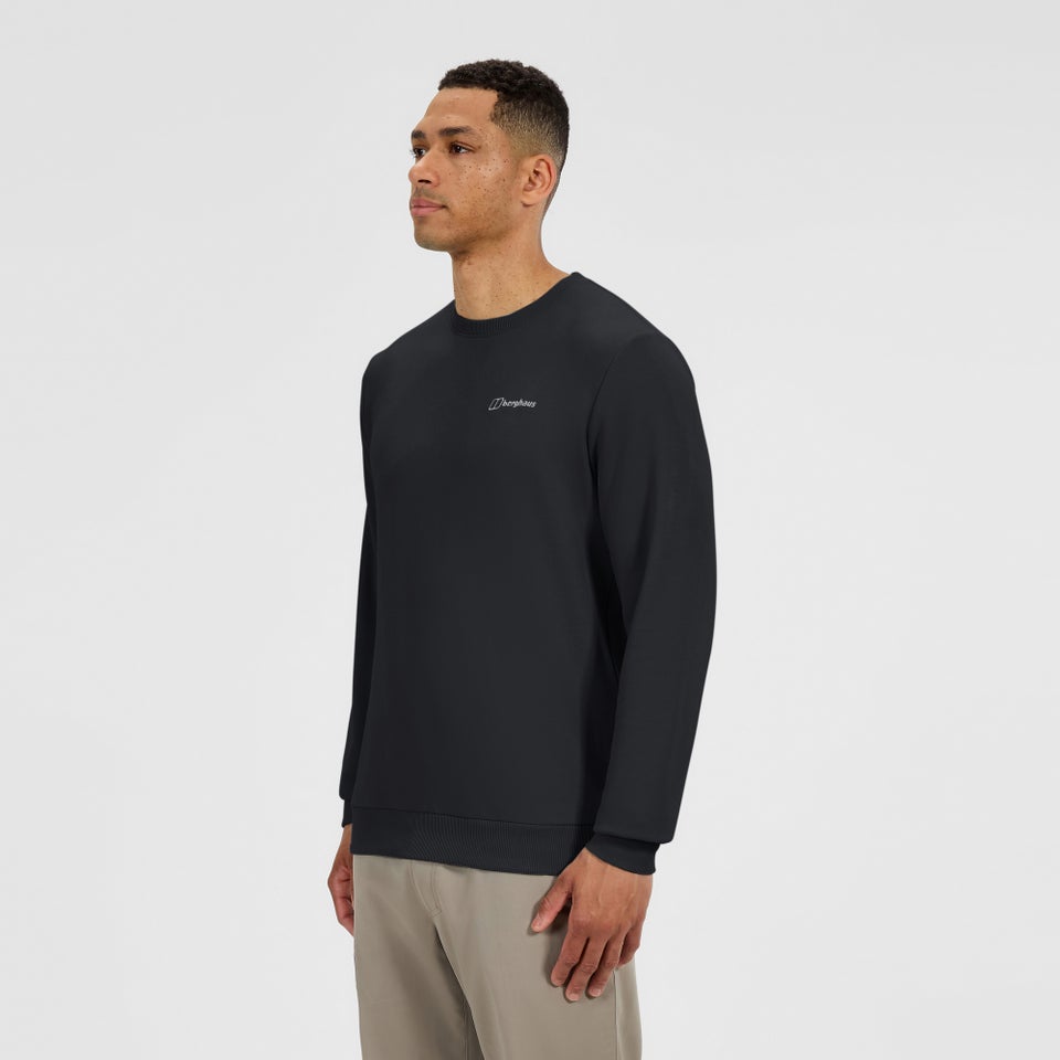 Men's Logo Crew Light jumper - Black