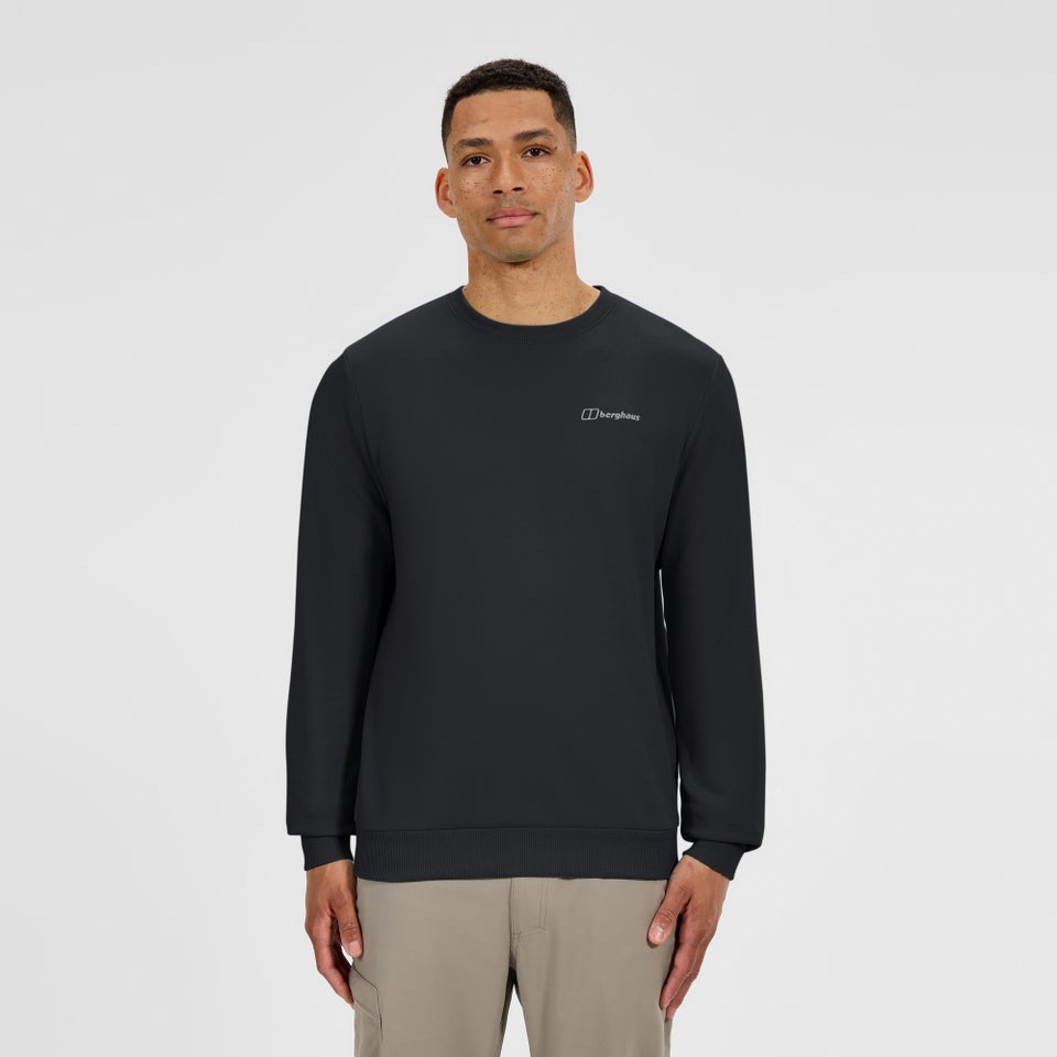 Men's Logo Crew Light jumper - Black