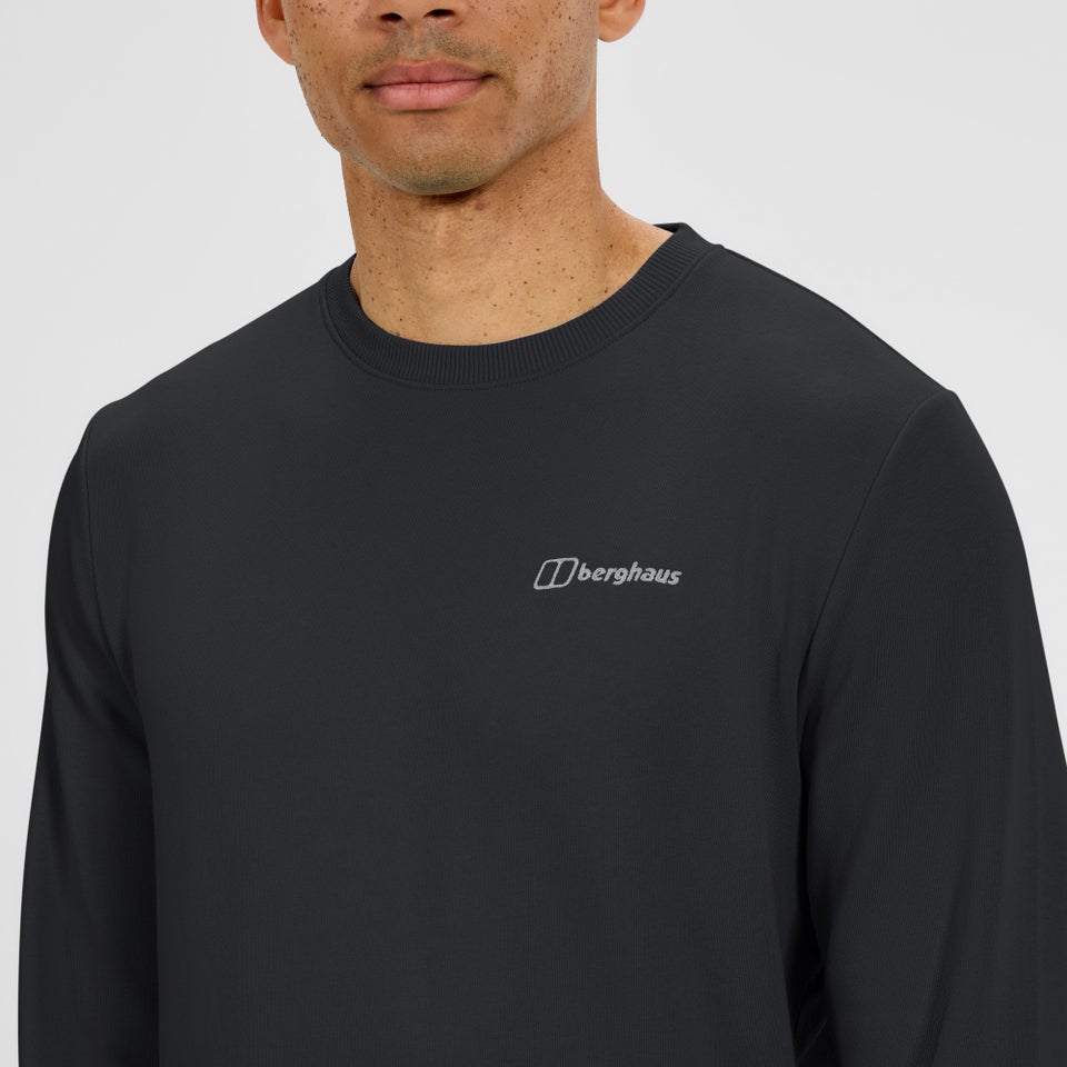 Men's Logo Crew Light jumper - Black