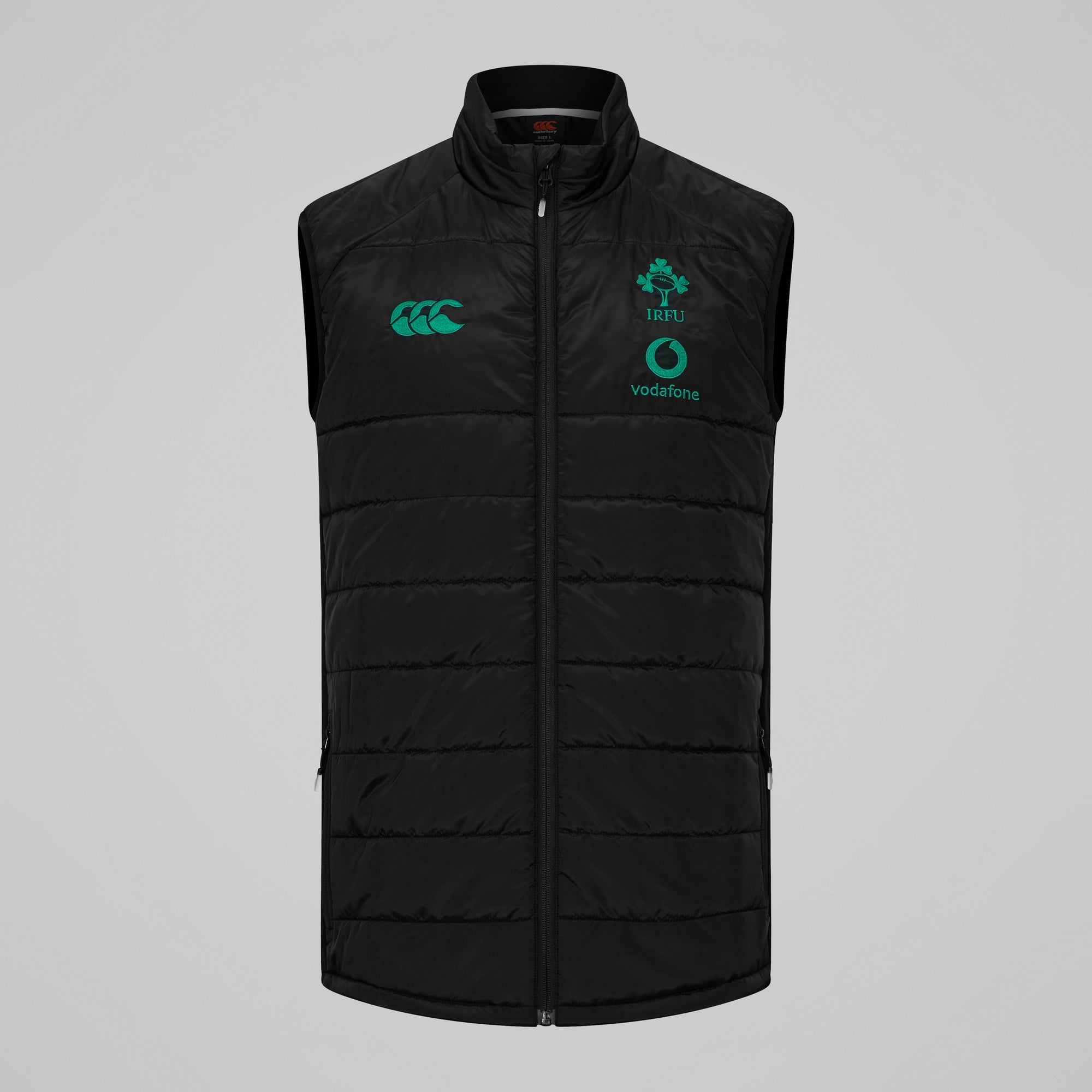 Mens Ireland Elite Gilet Black | Canterbury