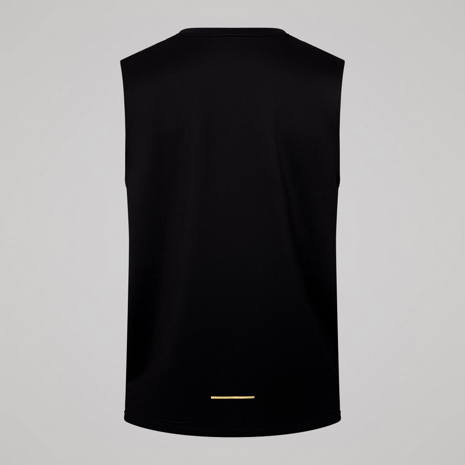 Mens Tempo+ Training Tank Black