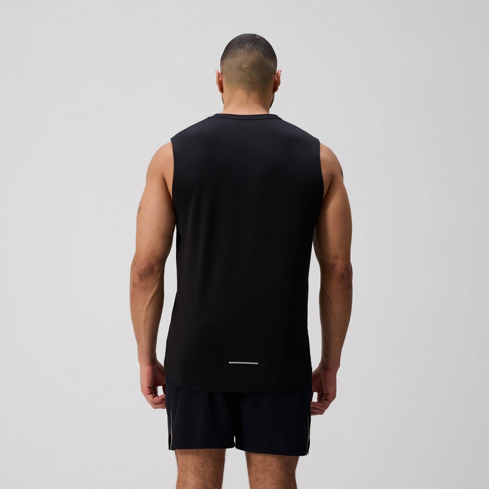MENS TEMPO+ TRAINING TANK BLACK