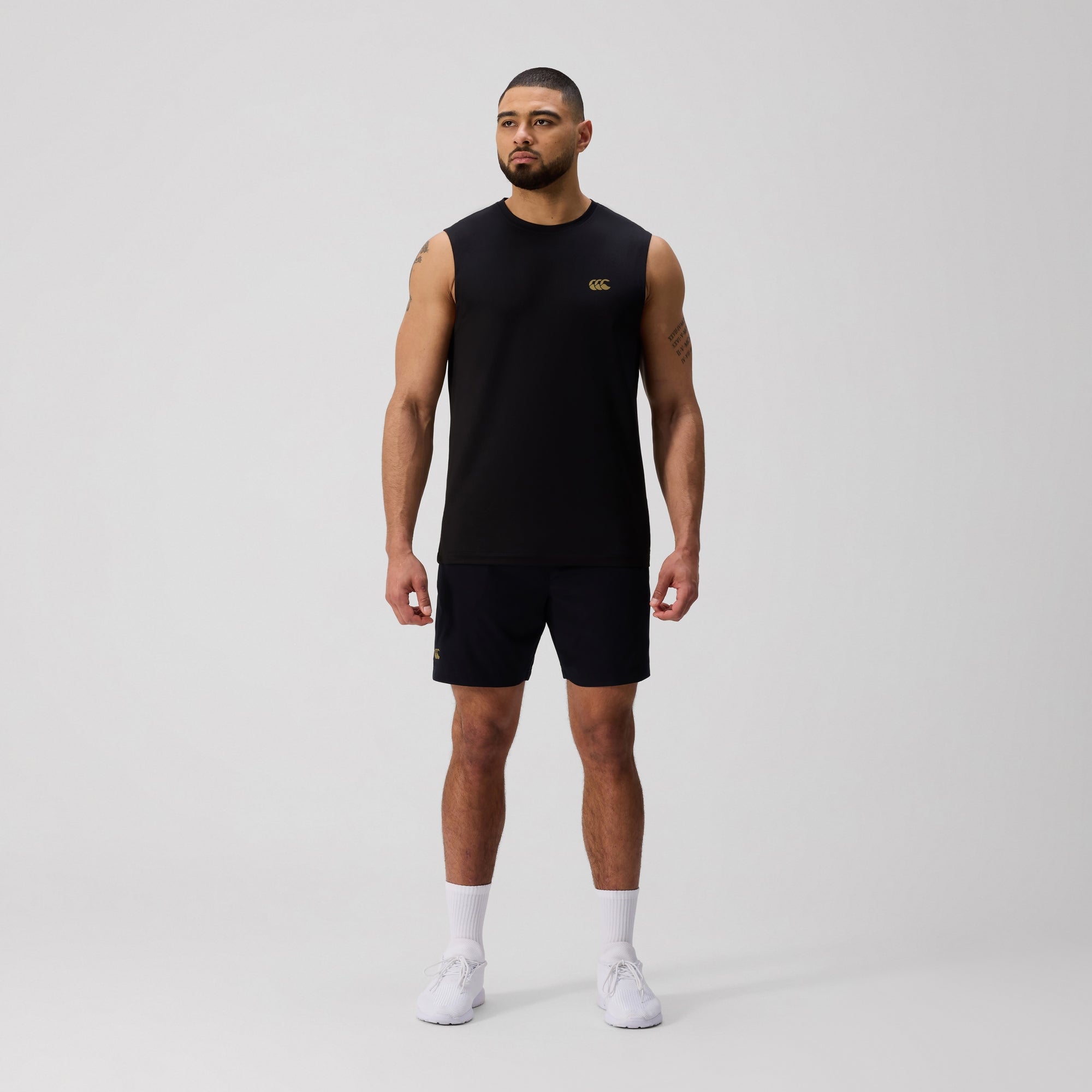 Mens Tempo+ Training Tank Black | Canterbury