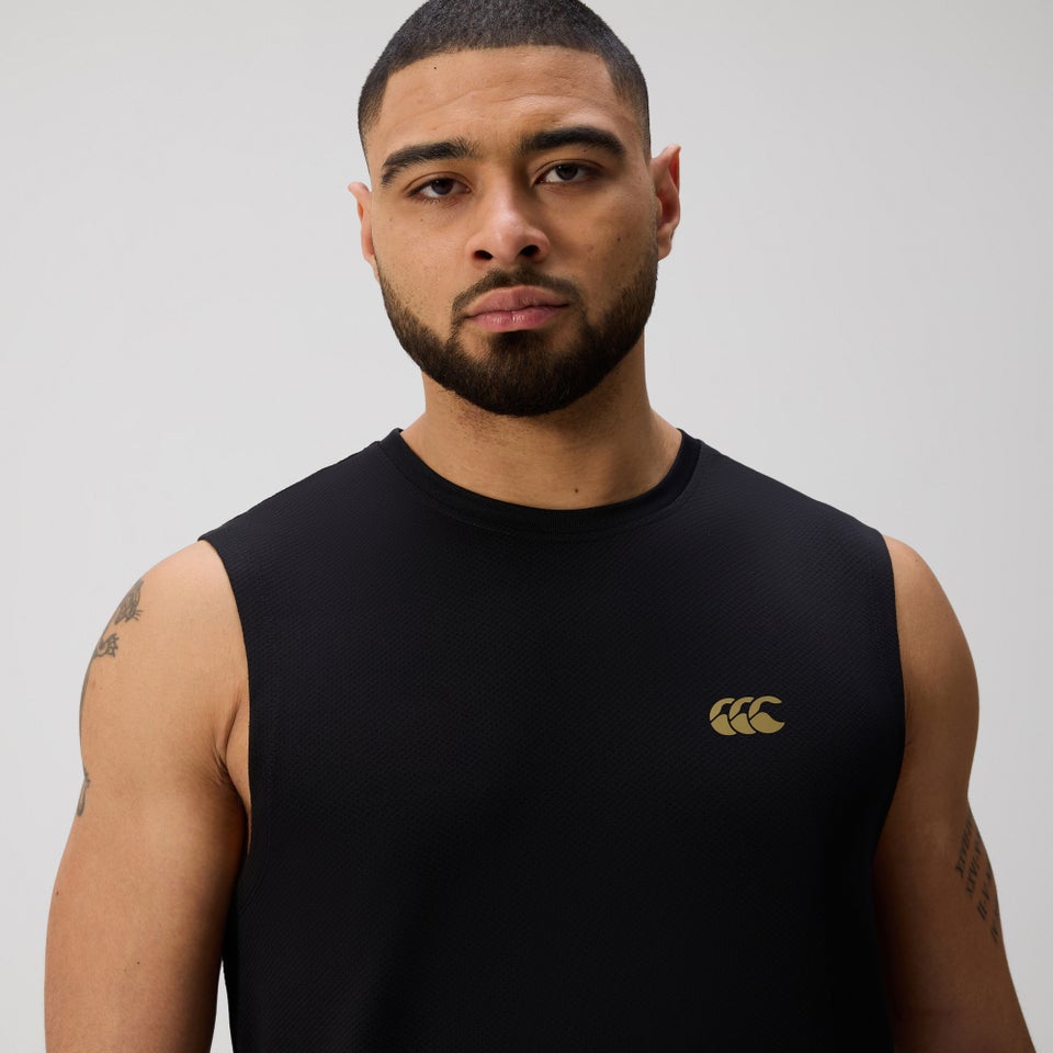 Mens Tempo+ Training Tank Black