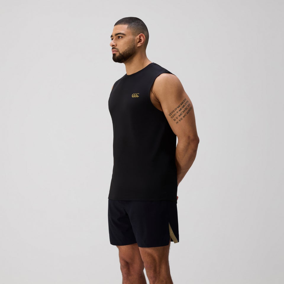 Mens Tempo+ Training Tank Black