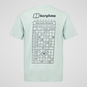 Unisex Orienteer Symbols Tee - Evernia Green