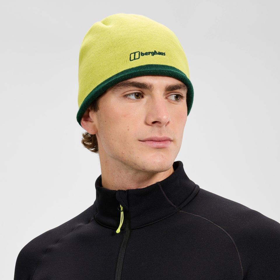 Unisex Blocks Beanie - Green/Yellow