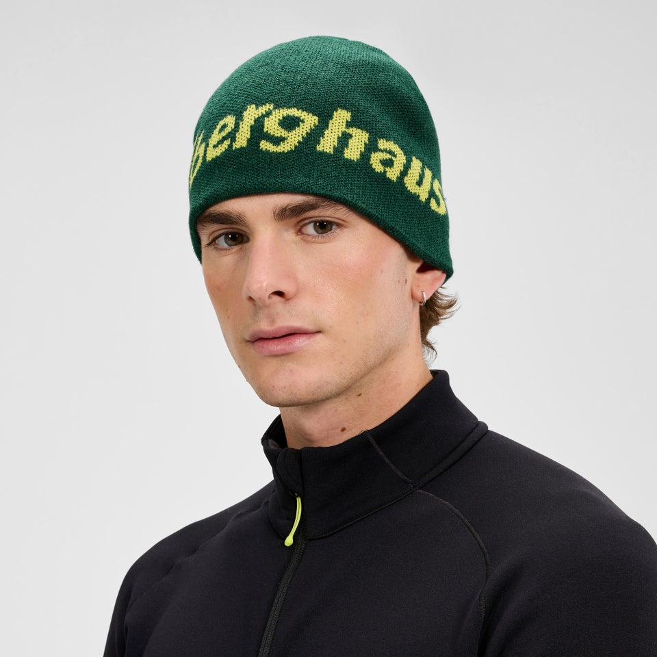 Unisex Blocks Beanie - Green/Yellow