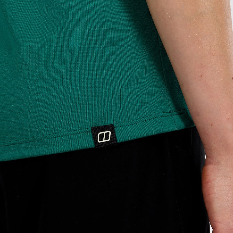 Women's Coneflower Short Sleeves Tee - Green