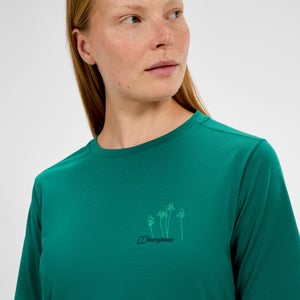 Women's Coneflower Short Sleeves Tee - Green