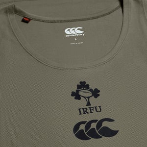 Mens Ireland Poly Training Singlet Green