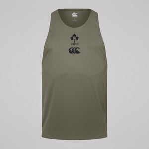 Mens Ireland Poly Training Singlet Green