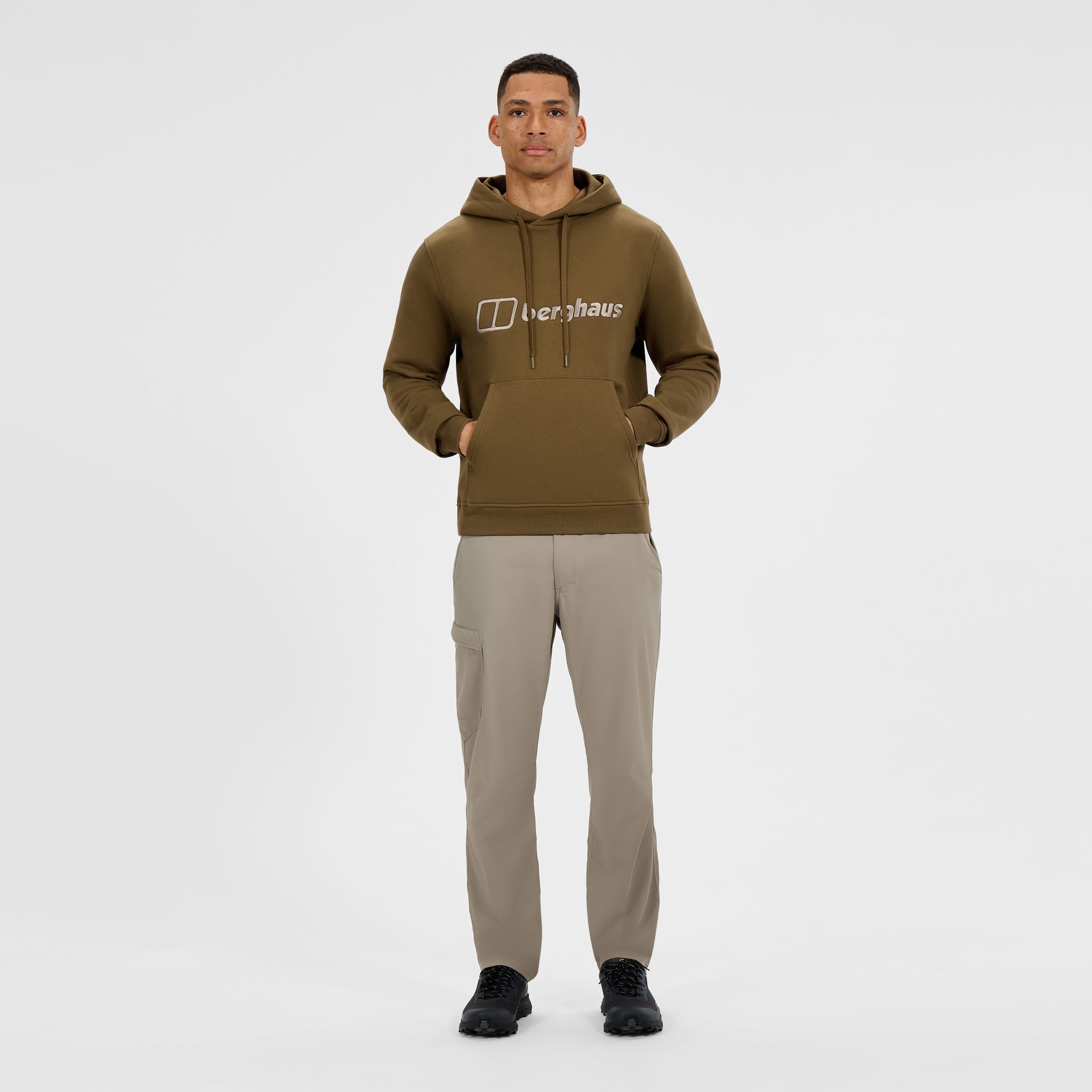 Men's Logo Hoodie - Brown | Berghaus